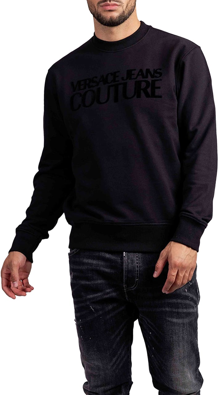 Versace Jeans Couture Logo Sweater Zwart
