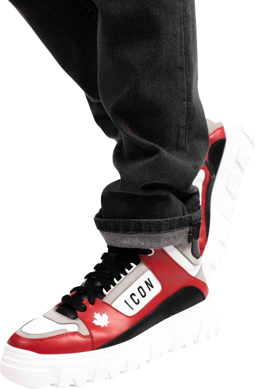 Dsquared2 75775 Sneakers Dames/Kids Rood/Wit Rood