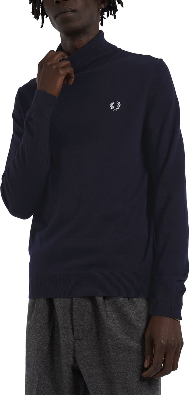 Fred Perry Sweaters Blue Blauw