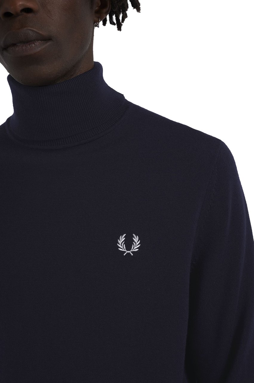 Fred Perry Sweaters Blue Blauw