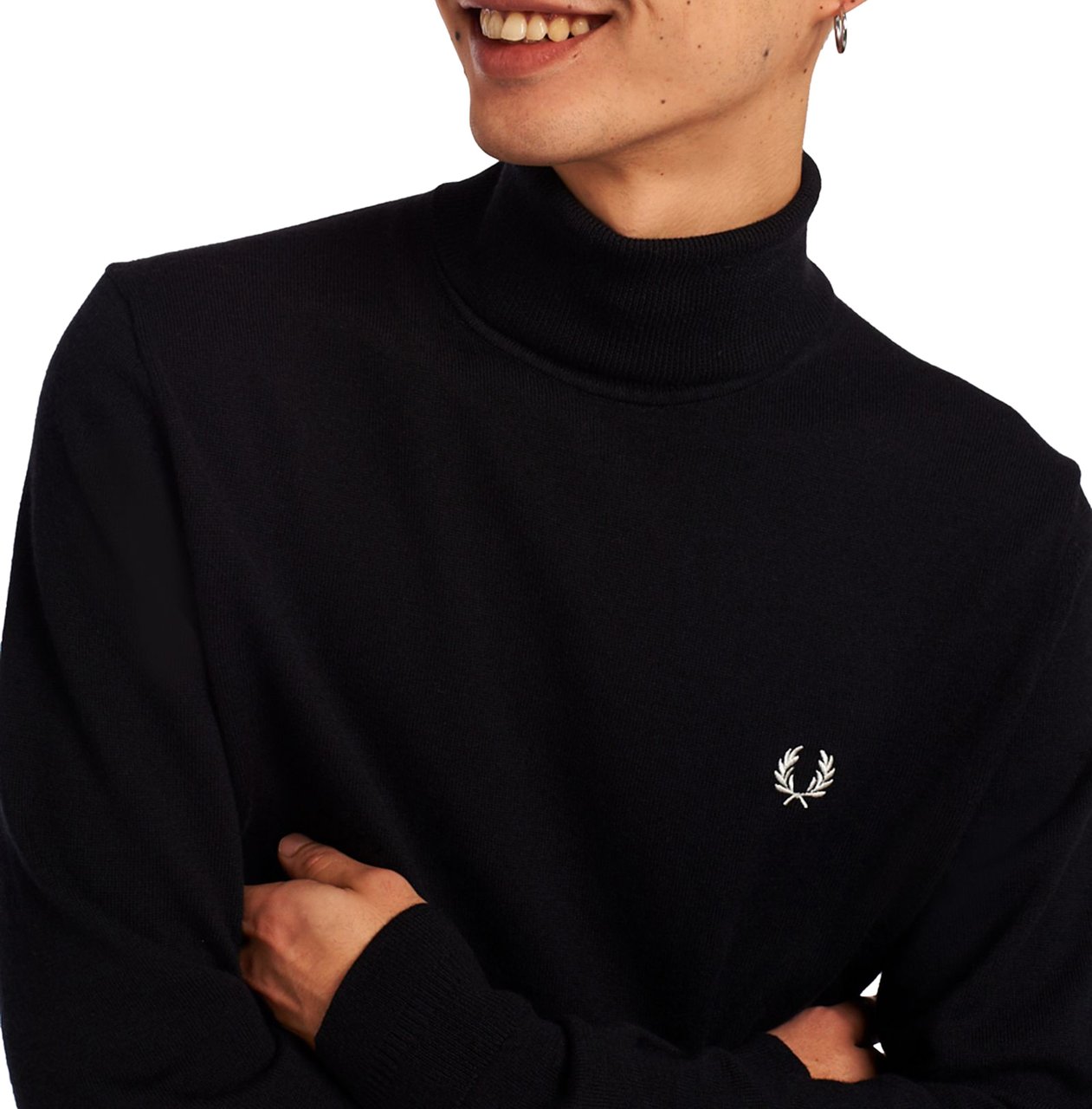 Fred Perry Sweaters Black Zwart