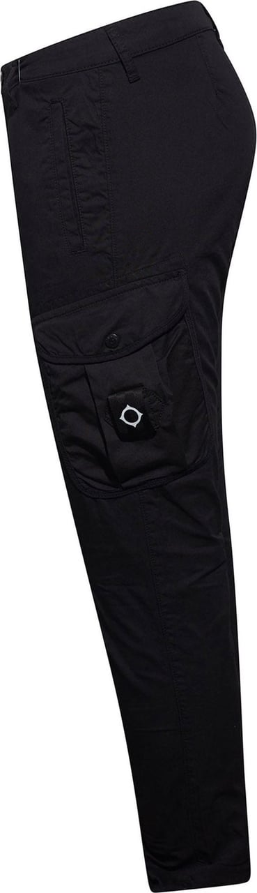 Ma.Strum Pd cargo pants tapered fit Zwart
