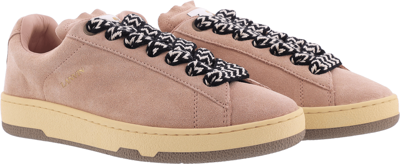 Lanvin Lite Curb Low-top Sneakers Roze