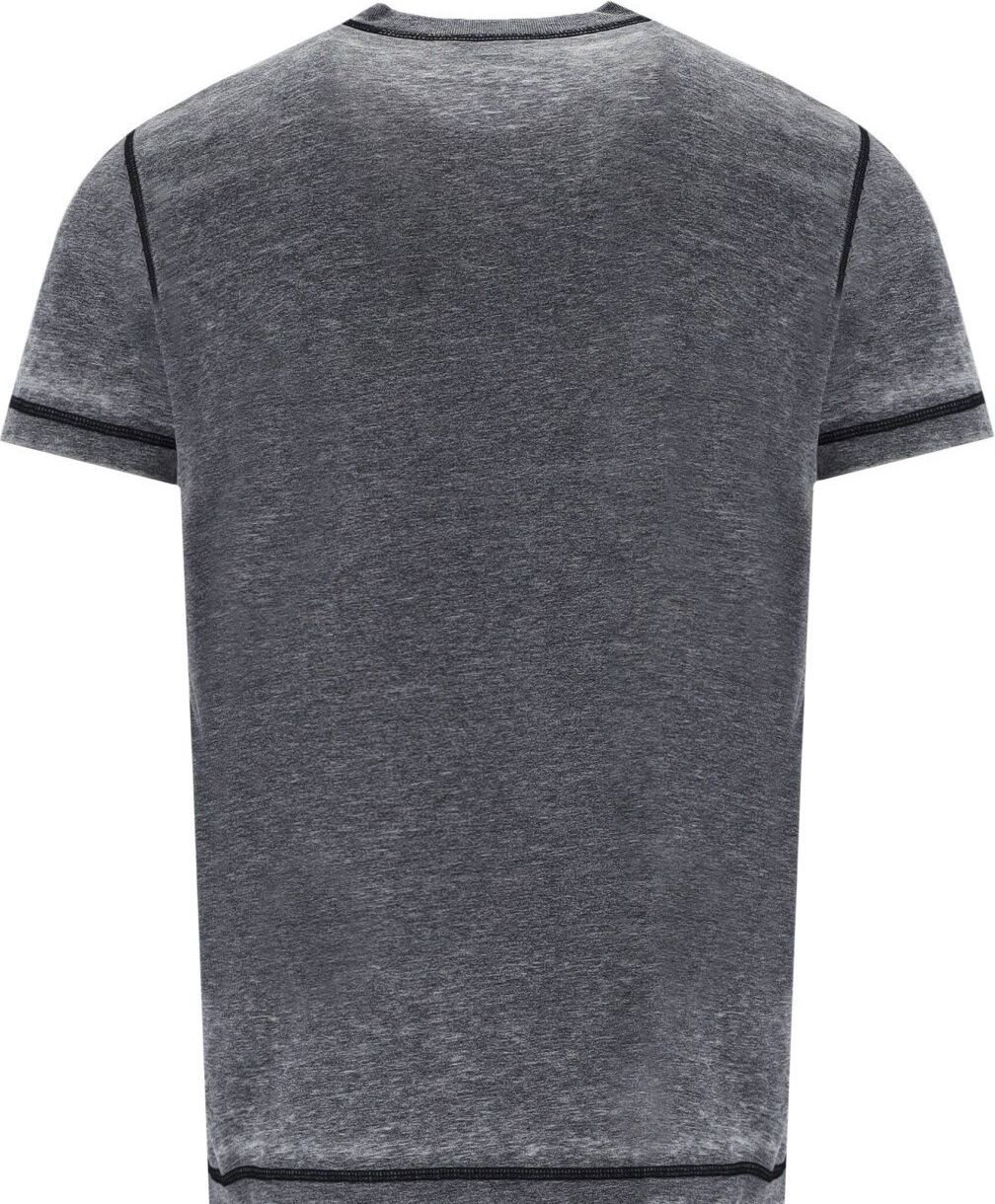 Diesel T-diegor-l1 Grey T-shirt Gray Grijs