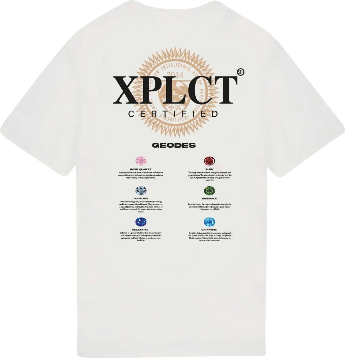 XPLCT Studios CERTIFIED TEE WHITE Wit