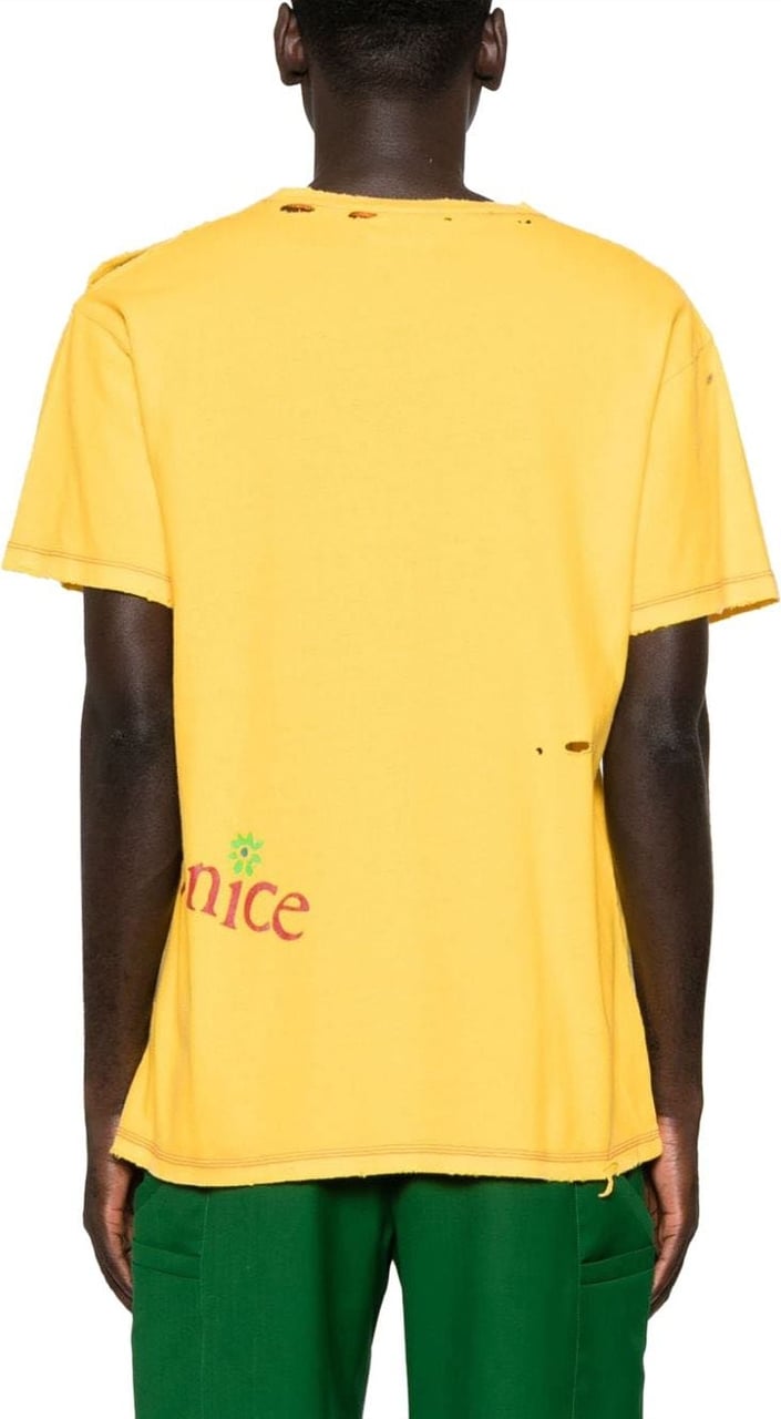 ERL T-shirts And Polos Yellow Geel