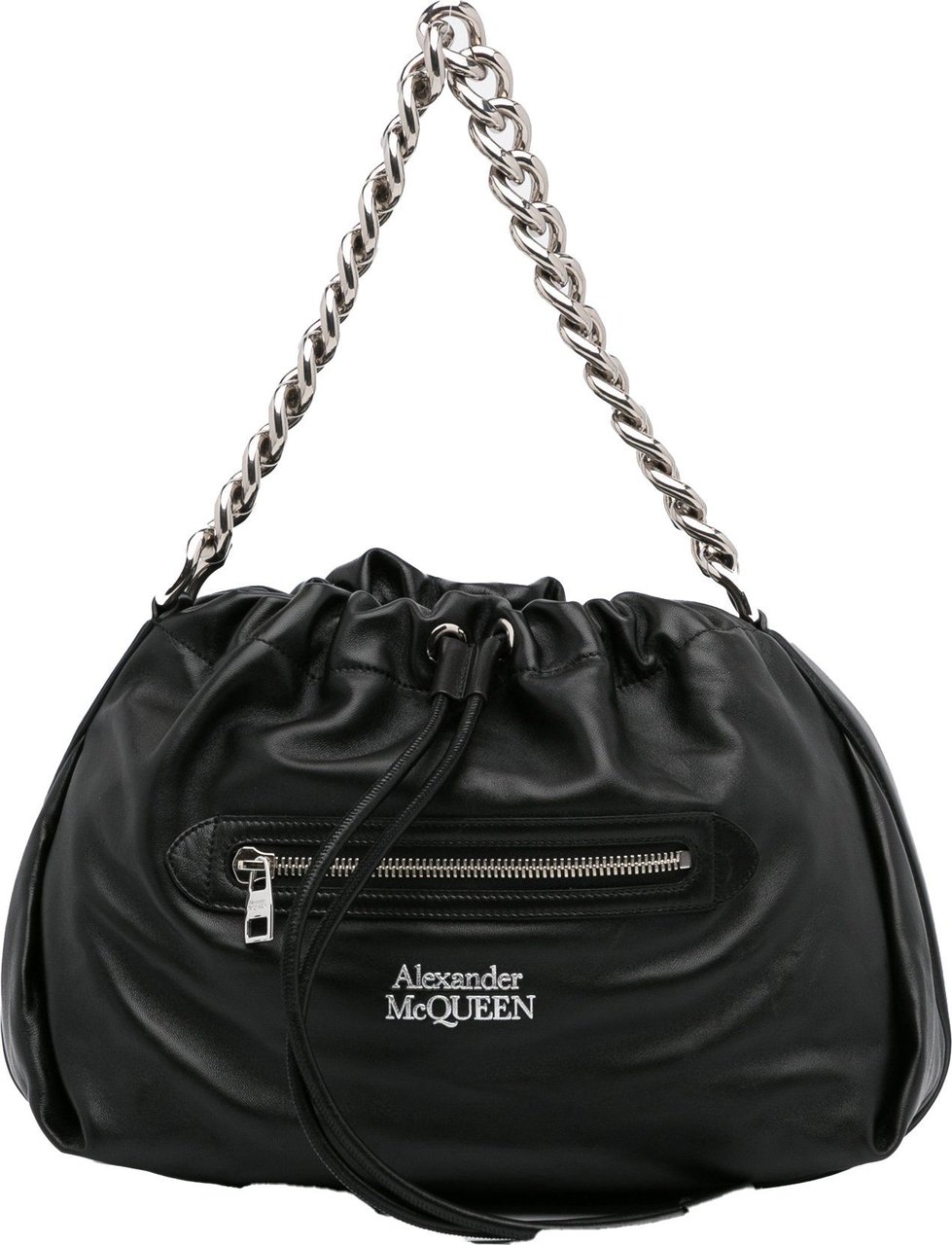 Alexander McQueen The Ball Bundle Bag Zwart
