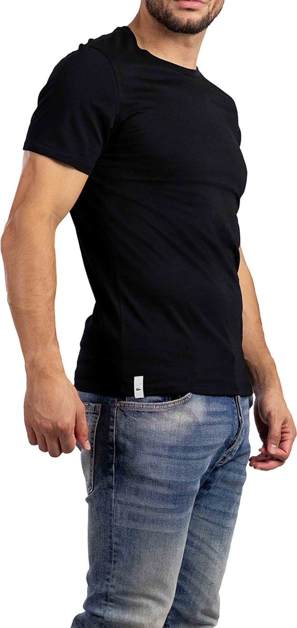 Lacoste Essentials T-Shirt 6-Verpakking Zwart Zwart