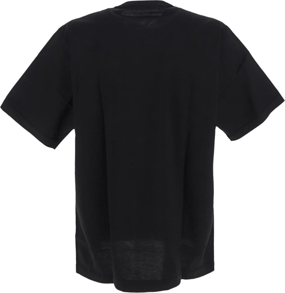 Dolce & Gabbana Strass-Embellished Virgin Print T-Shirt Zwart