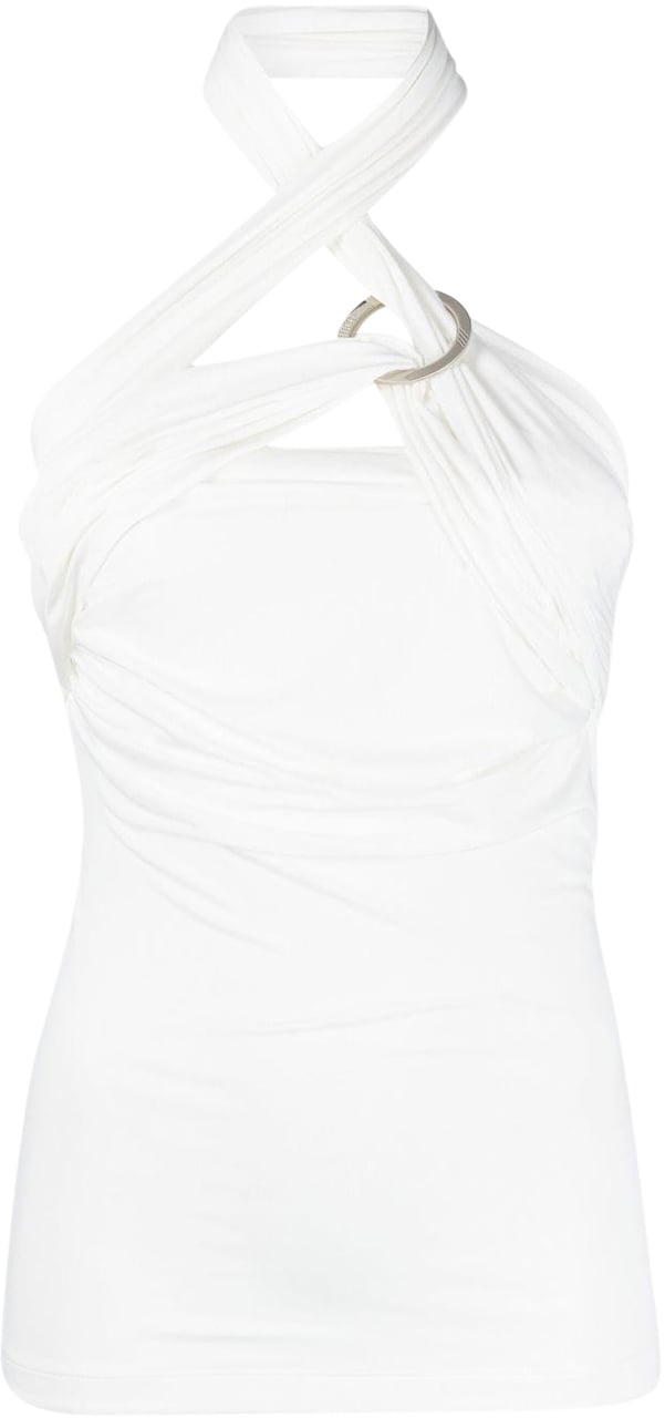 The Attico Top White Wit