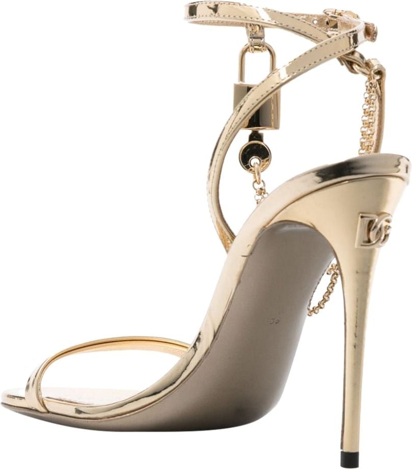 Dolce & Gabbana Sandals Golden Gold Goud