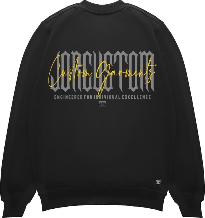 JORCUSTOM Excellence Sweater Black Zwart