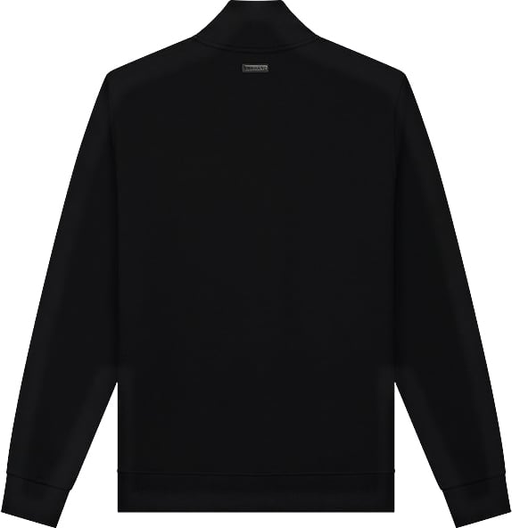 Malelions Men Turtle Half Zip - Black Zwart