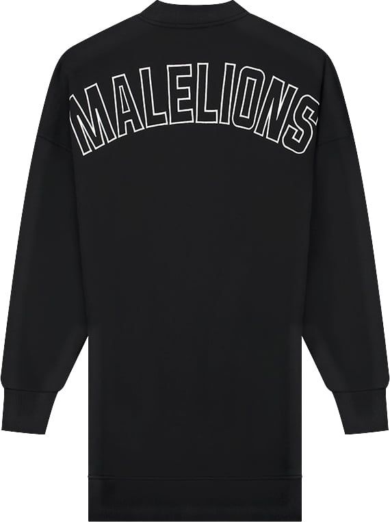 Malelions Women Kylie Sweater Dress - Black Zwart