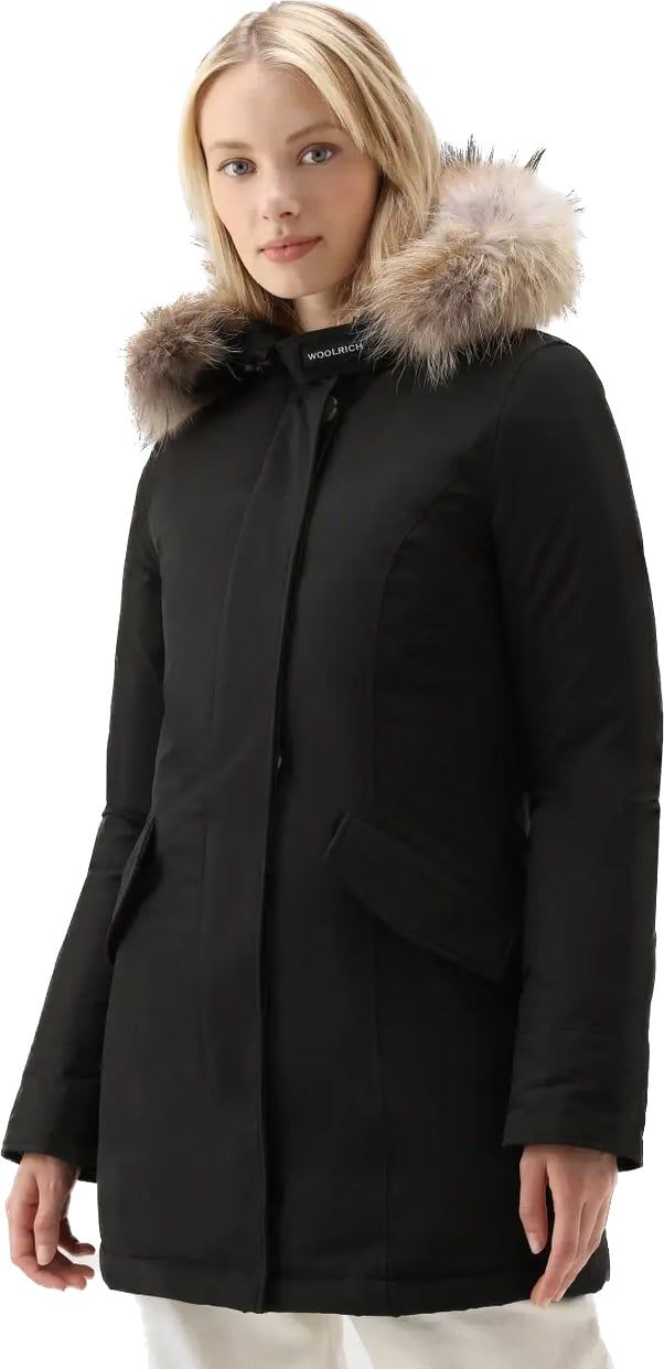 Woolrich Luxury Arctic Raccoon Parka Black Zwart