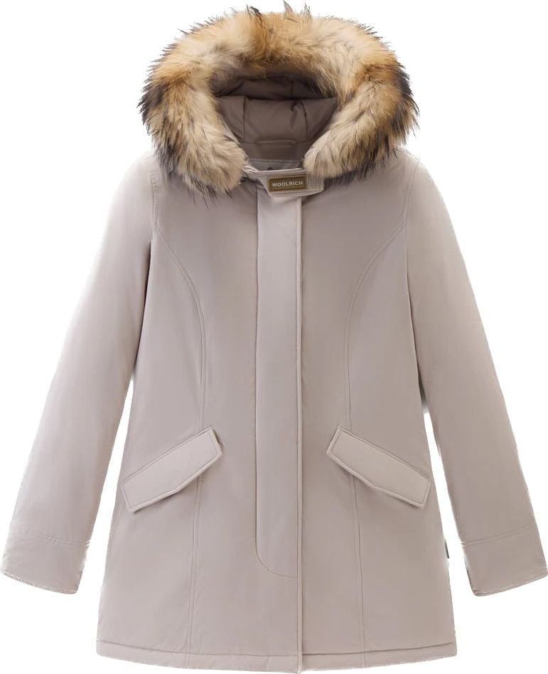 Woolrich Luxury Arctic Raccoon Parka Light T Taupe