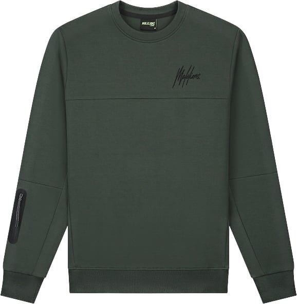 Malelions Sport Counter Sweater - Green Groen
