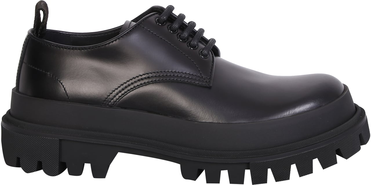 Dolce & Gabbana Dolce & Gabbana Leather Derbies Zwart