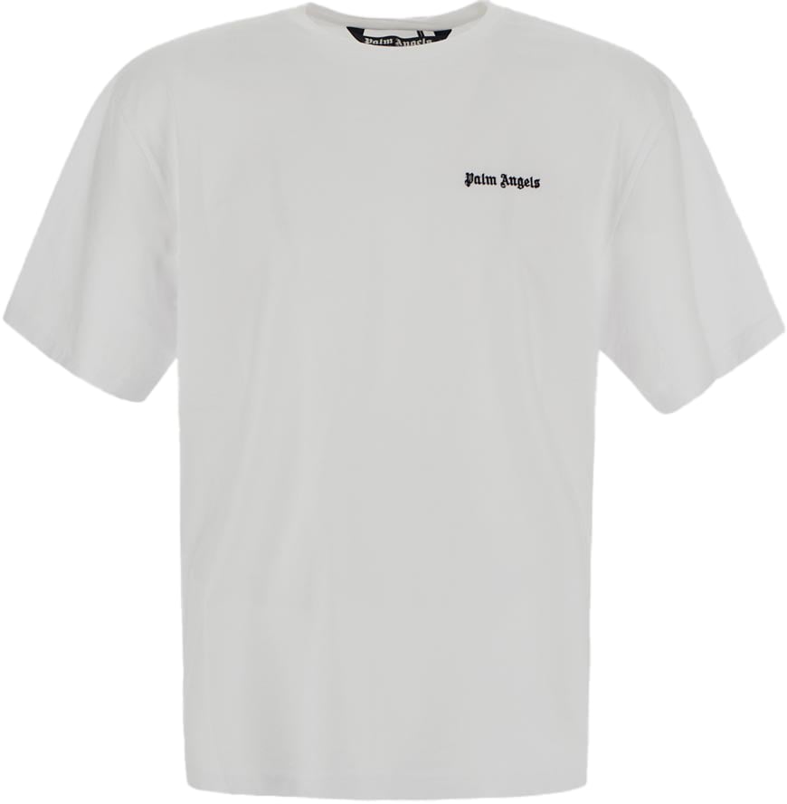 Palm Angels Palm Angels White cotton t-shirt Wit
