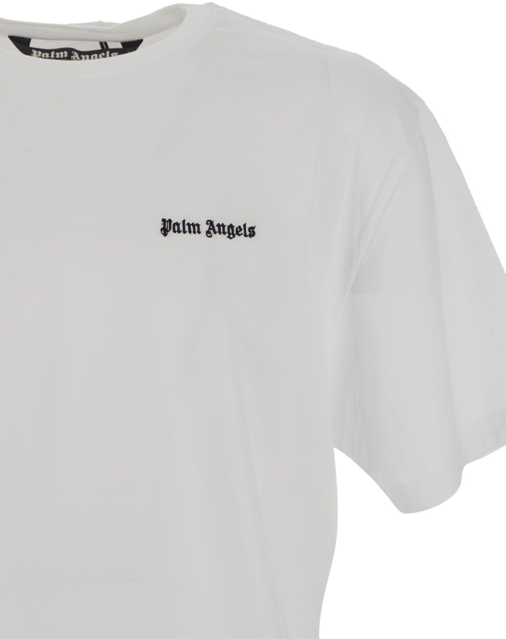 Palm Angels Palm Angels White cotton t-shirt Wit