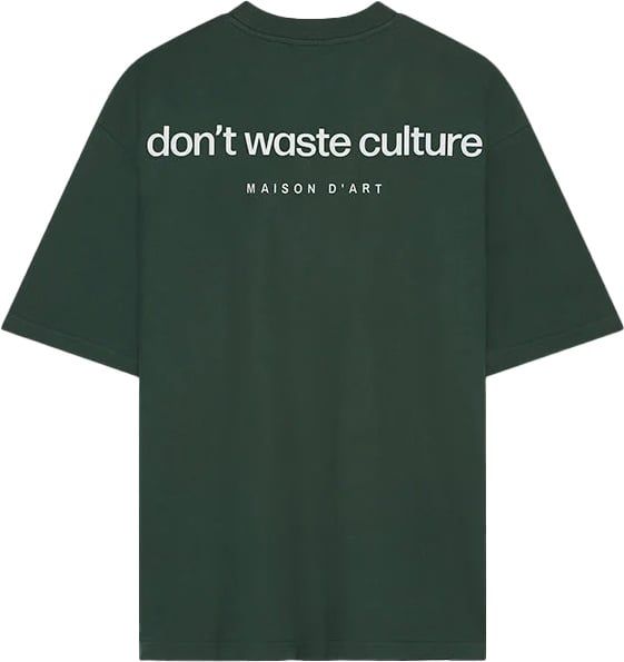 Don't Waste Culture Martin T-shirt Forest Groen Groen