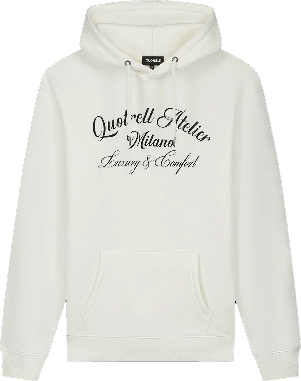 Quotrell Atelier Milano Chain Hoodie | Off White/white Wit