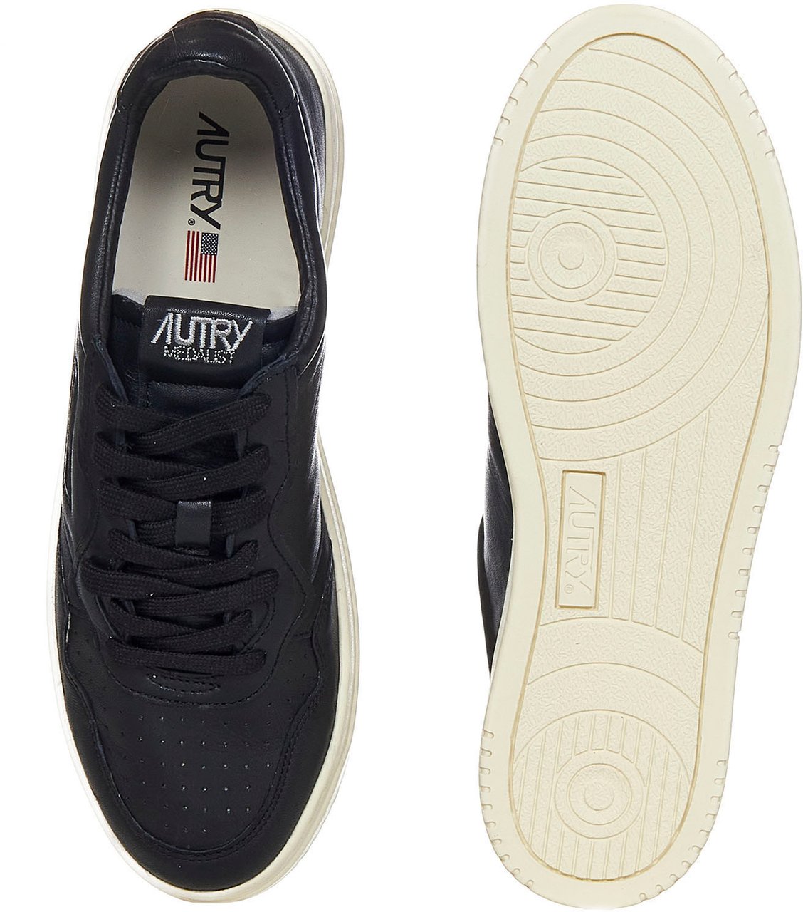 Autry Sneakers Black Black Zwart