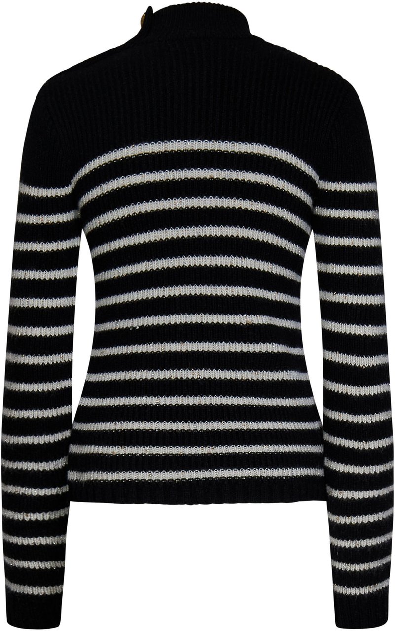 Balmain Sweaters Blacknatural Zwart
