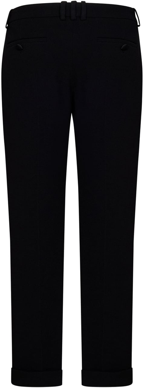 Balmain Trousers Black Black Zwart