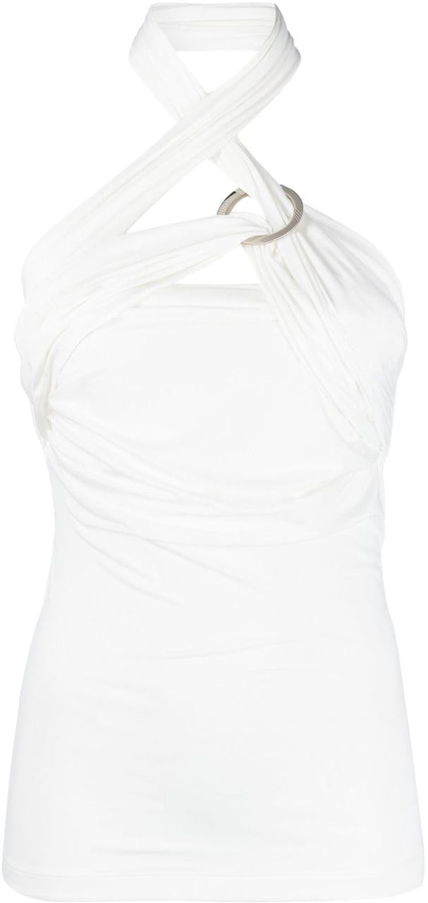 The Attico Top White Wit