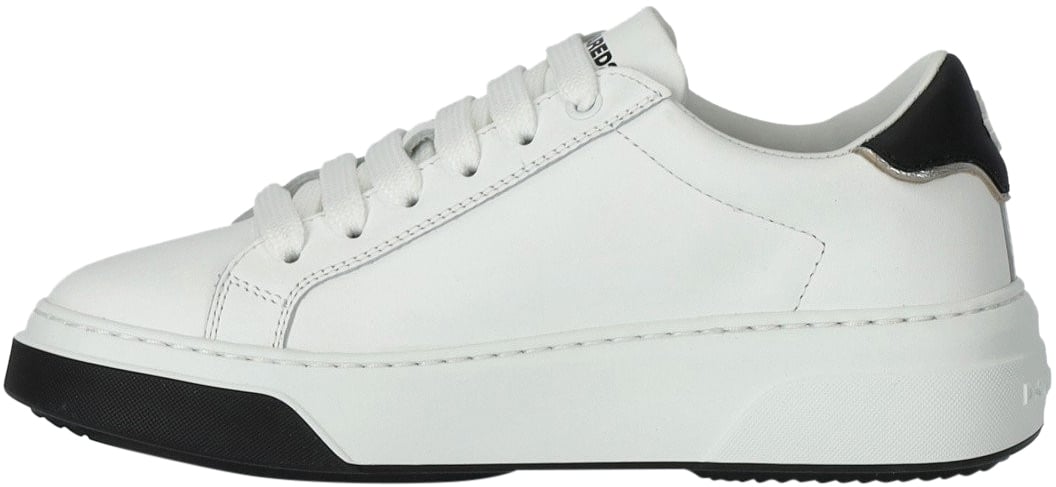Dsquared2 Bumper White Sneaker With Logo White Wit