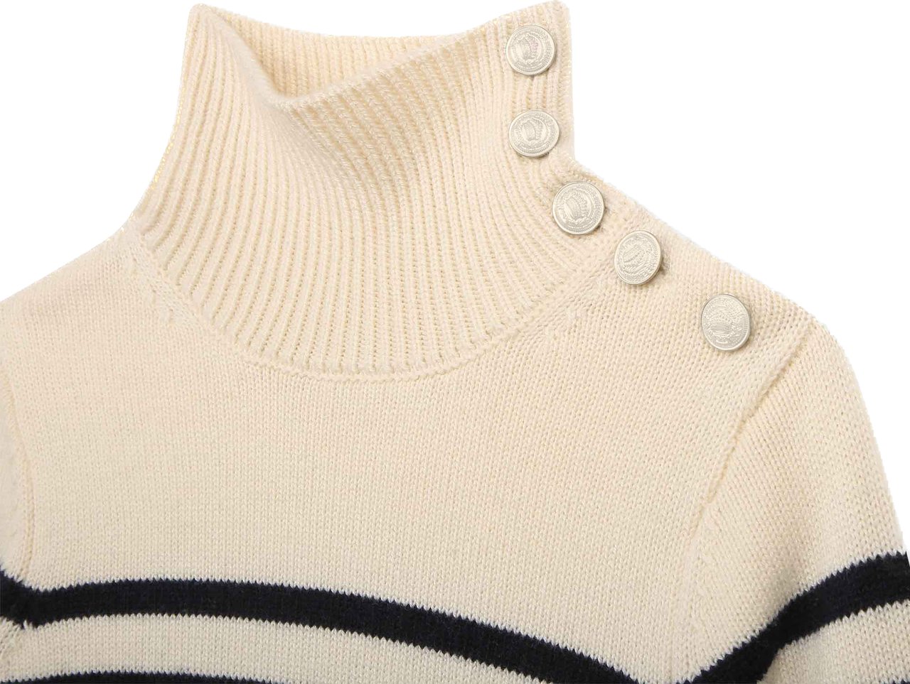 Zadig et Voltaire gebreide jurk streep Wit