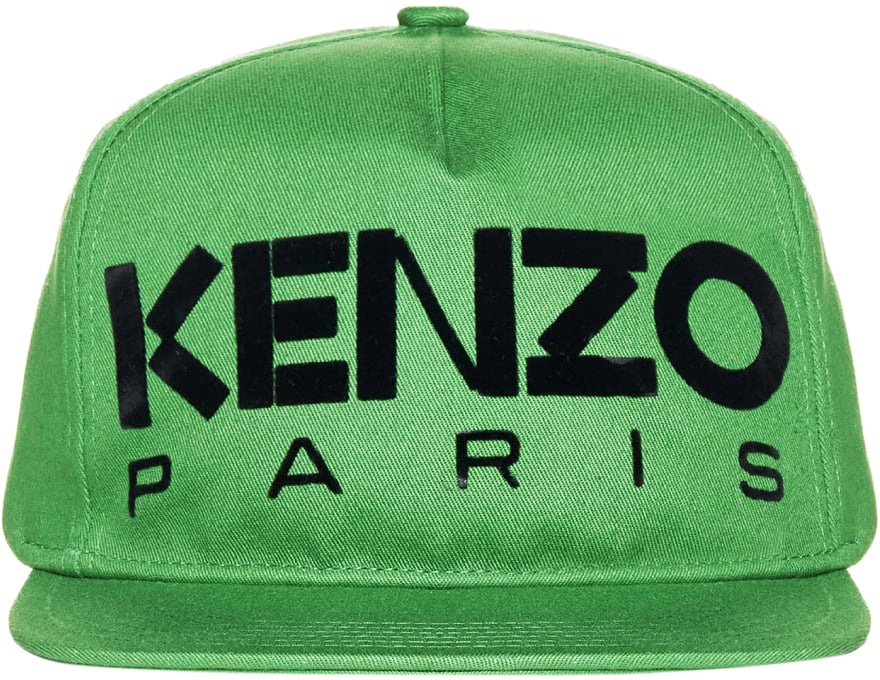 Kenzo Square Oversize Logo Baseball Cap Groen