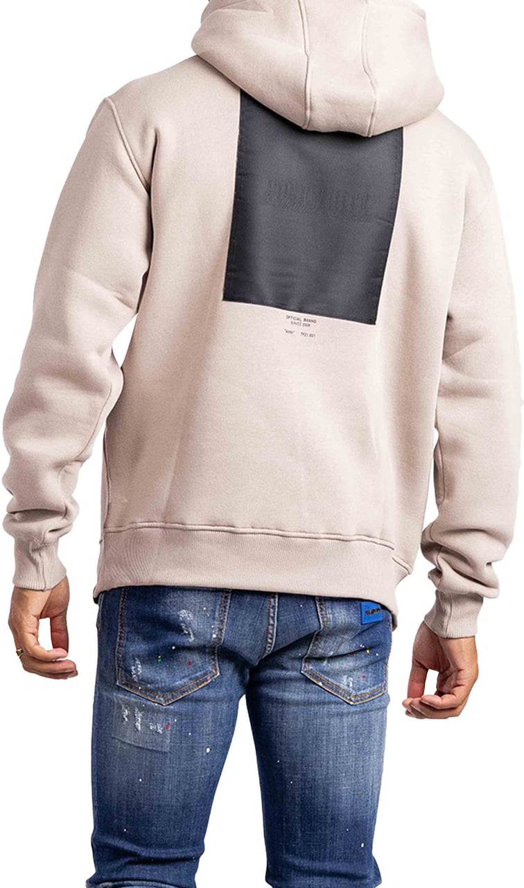 beige hoodie heren