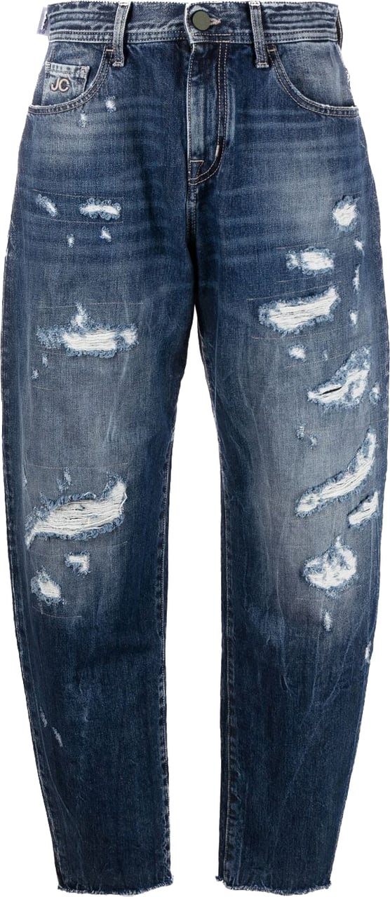 Jacob Cohen Kendal mid-rise tapered jeans Blauw