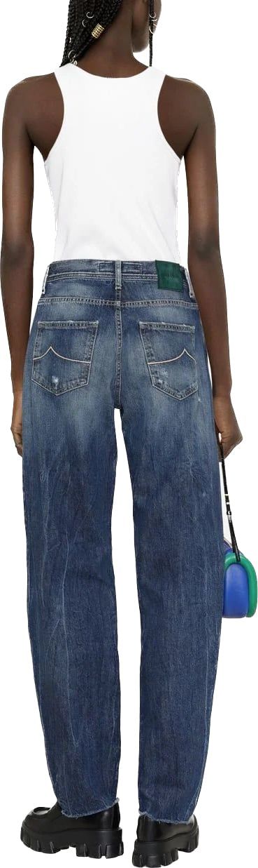 Jacob Cohen Kendal mid-rise tapered jeans Blauw