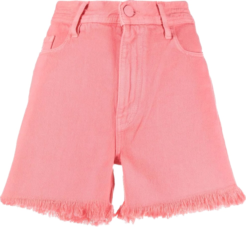 Jacob Cohen Bella frayed-hem shorts Roze