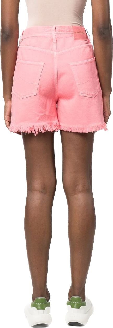 Jacob Cohen Bella frayed-hem shorts Roze