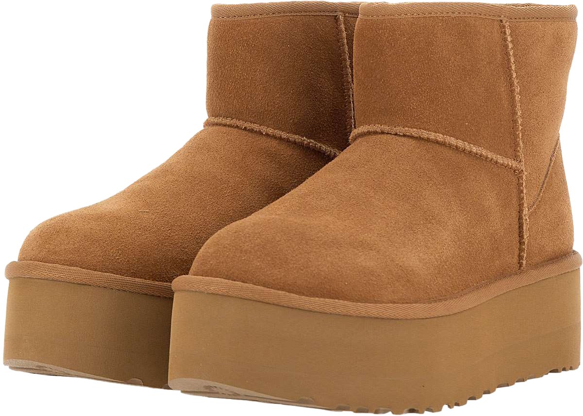 UGG Dames Classic Mini Platform Chestnut Beige