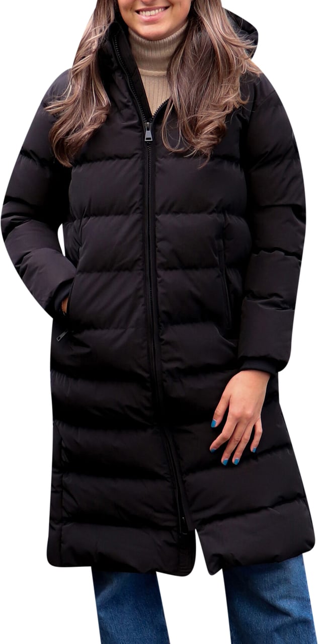 Airforce Grace Lange Winterjas Zwart