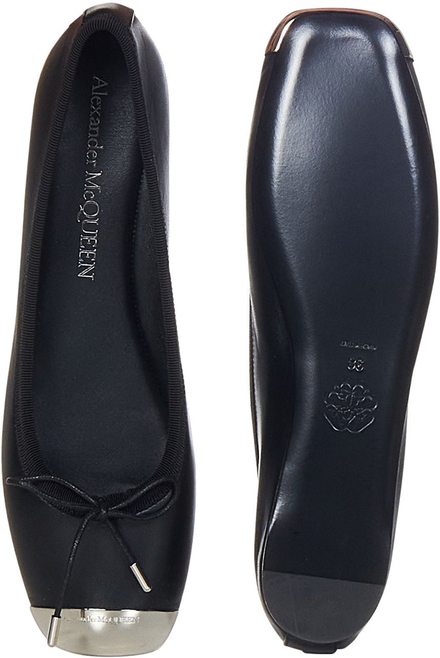 Alexander McQueen Flat Shoes Black Zwart