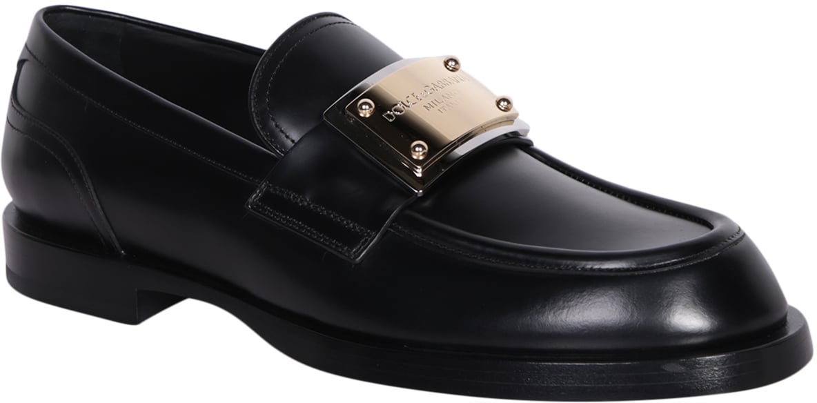 Dolce & Gabbana Flat Shoes Black Zwart