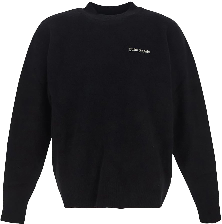 Palm Angels Basic Logo Sweater Zwart