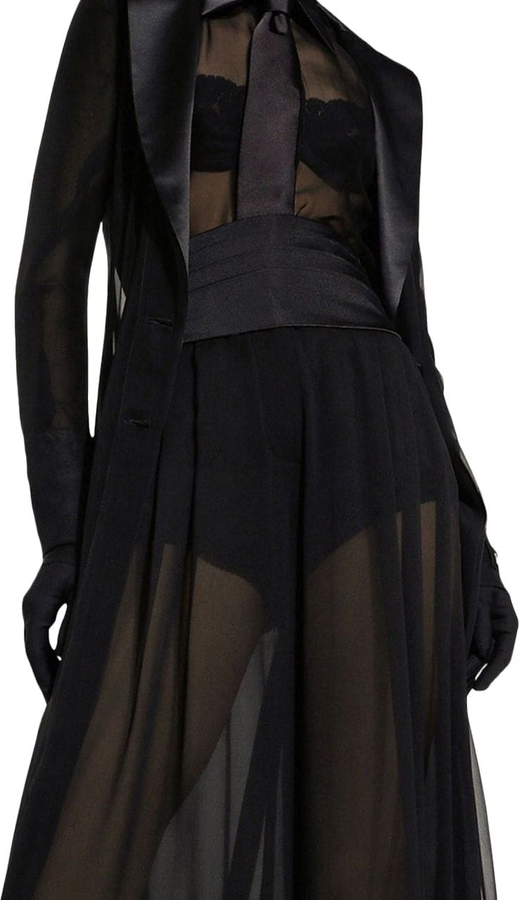 Dolce & Gabbana Coats Black Zwart