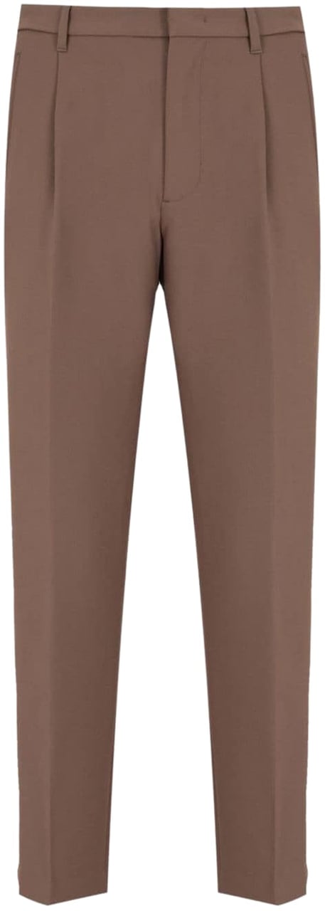 Emporio Armani Trousers Fango Bruin