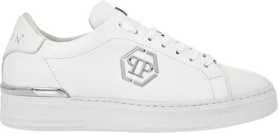 Philipp Plein Flat Shoes White Wit