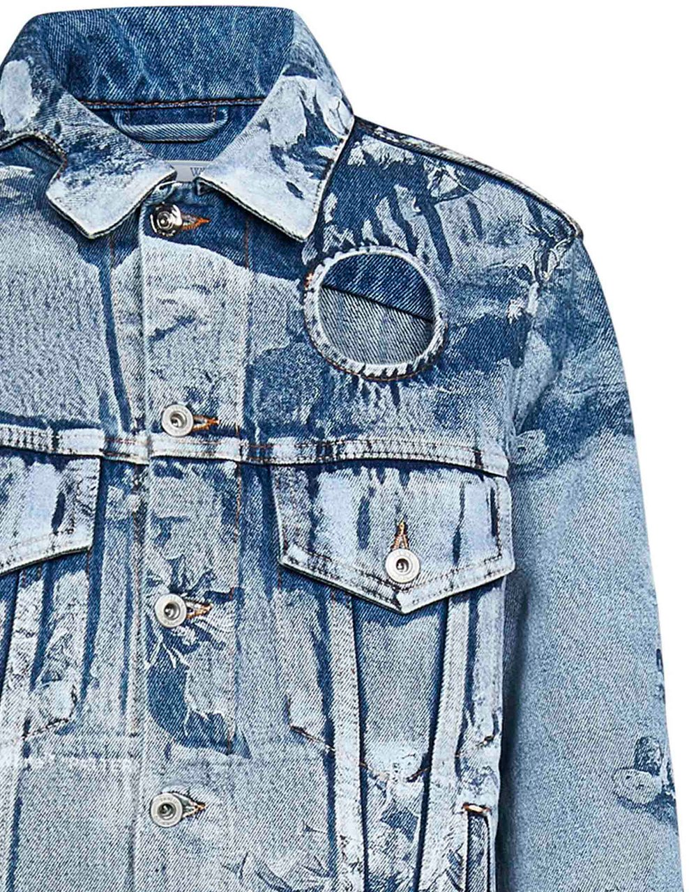 OFF-WHITE Denim Jacket Blauw