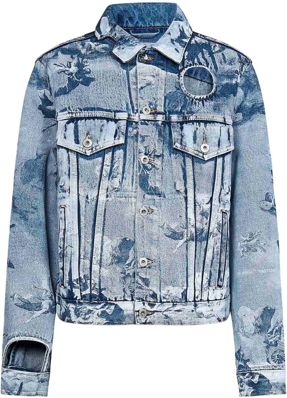 OFF-WHITE Denim Jacket Blauw