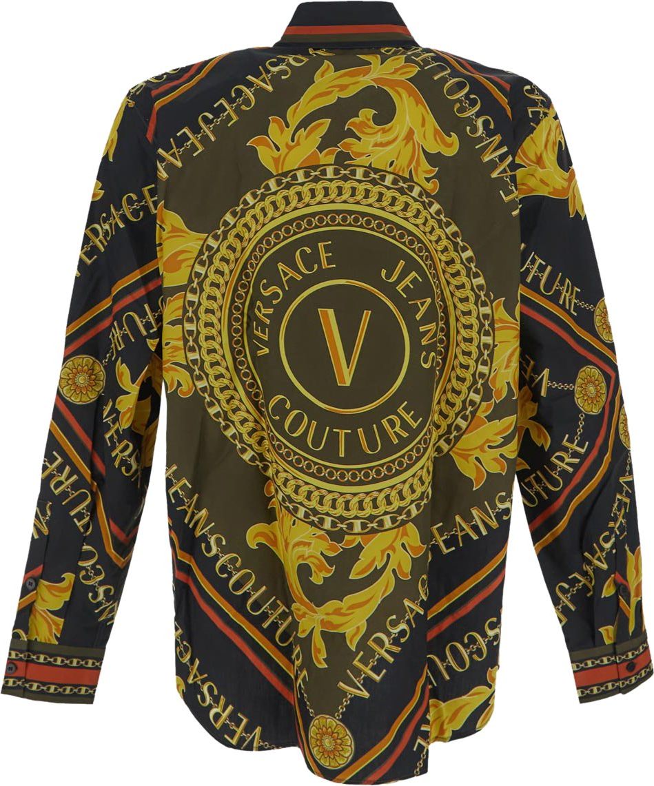 Versace Jeans Couture Foulard Logo Print Shirt Divers