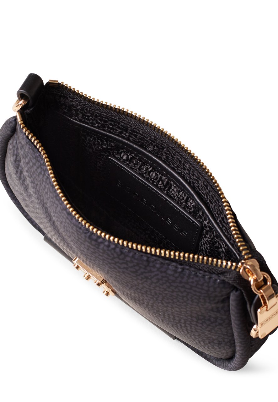 Borbonese CAHIER CROSSBODY MINI Zwart